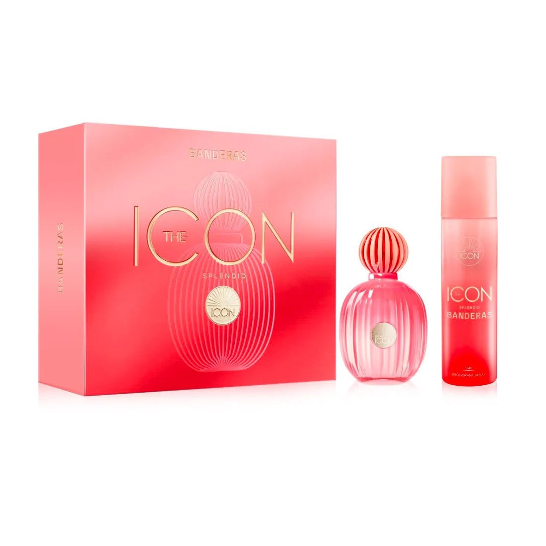 Antonio Banderas The Icon Splendid EDP & Deodorant Set For Women | My Perfume Shop