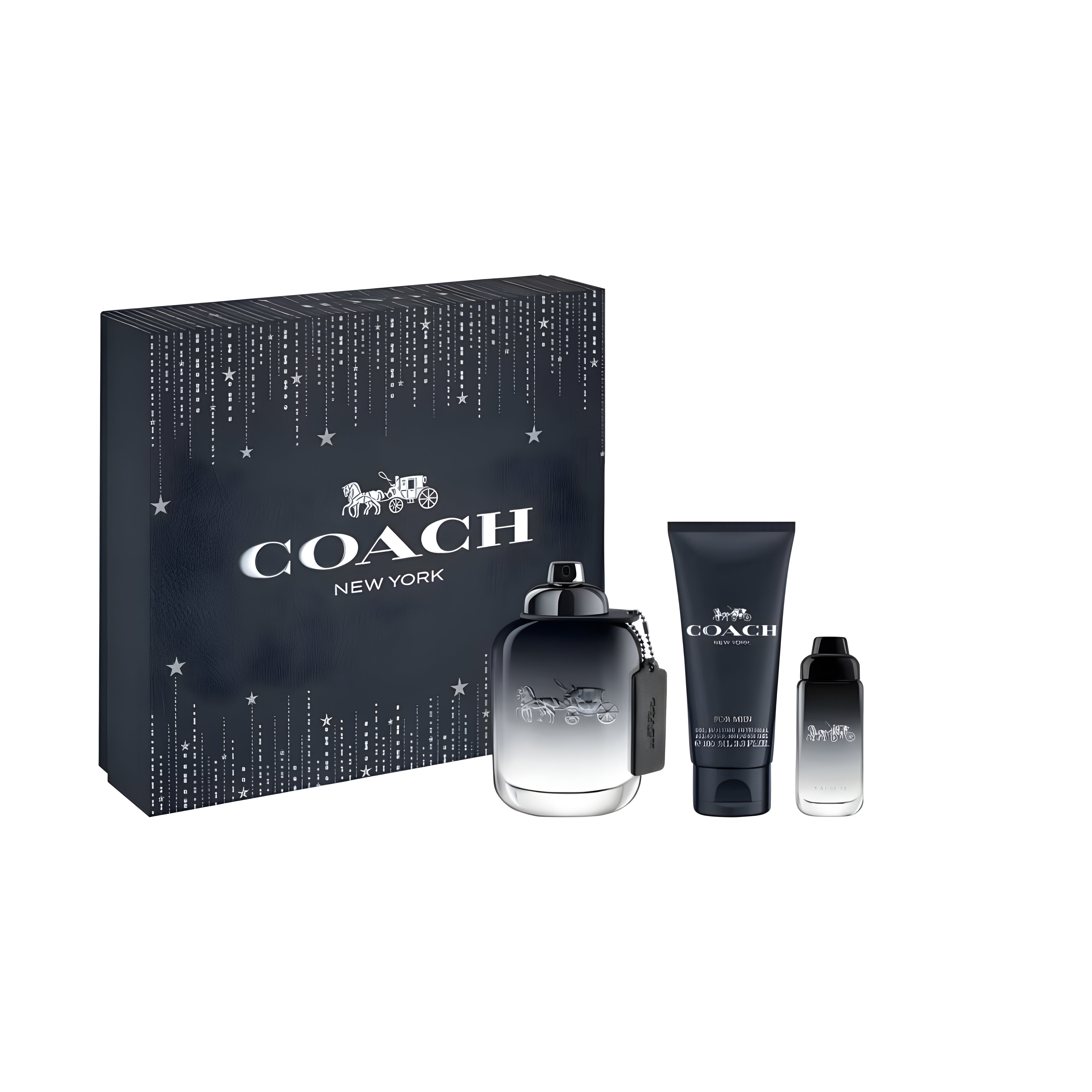 Coach Signature Men's EDT Set Shower Gel & Travel Spray | My Perfume Shop