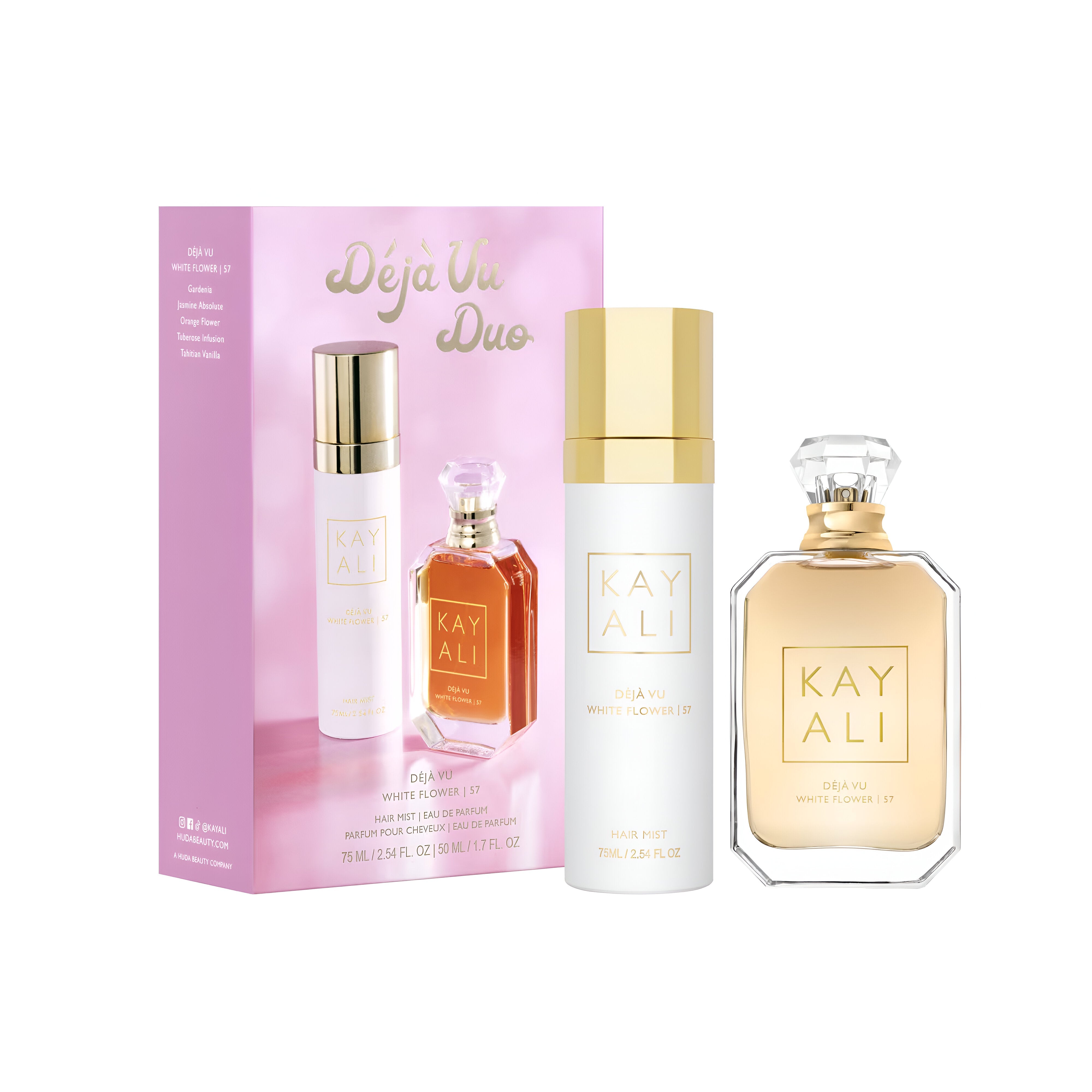 KAYALI Deja Vu White Flower 57 EDP & Hair Mist Set | My Perfume Shop