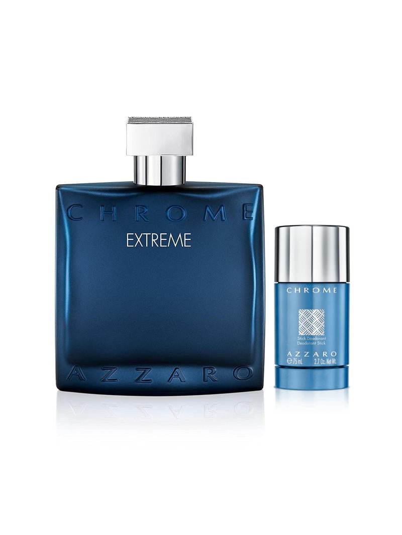 Azzaro Chrome Extreme EDP Deodorant Travel Set | My Perfume Shop