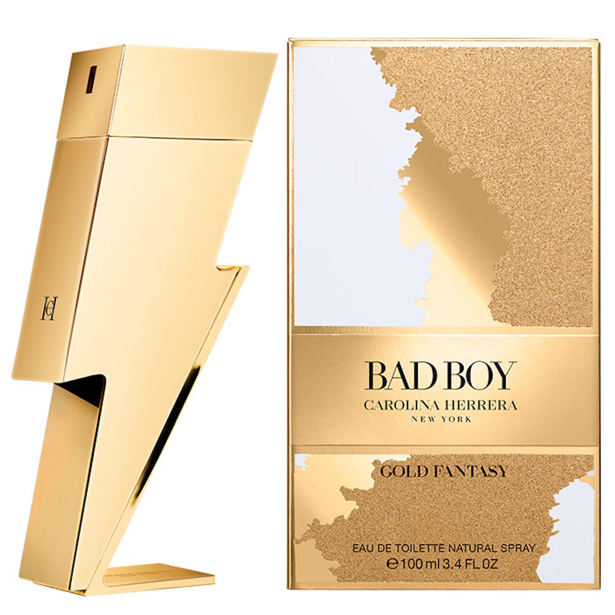 Carolina Herrera Bad Boy Gold Fantasy EDT | My Perfume Shop