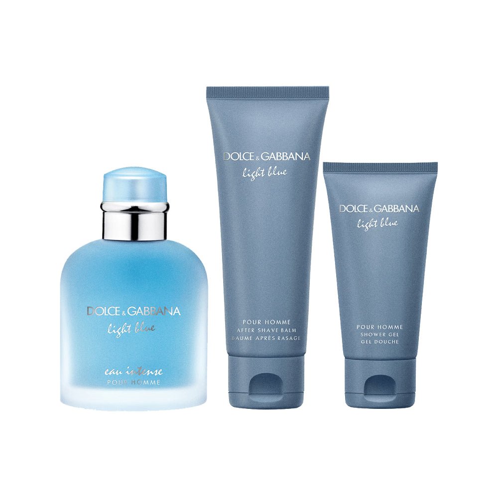 Dolce & Gabbana Light Blue Eau Intense Set For Men | My Perfume Shop