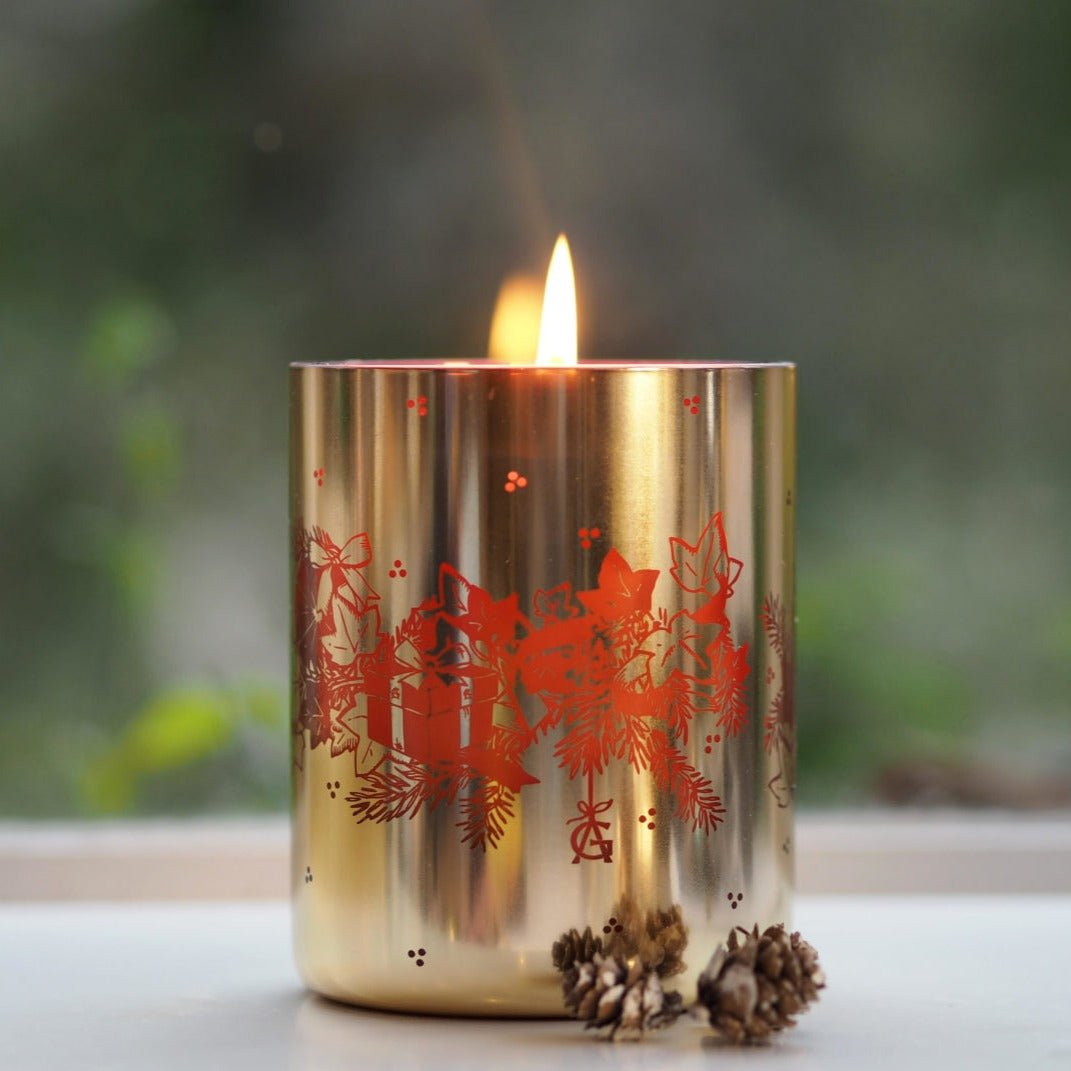 Goutal Une Foret D'Or Gold Glass Scented Candle | My Perfume Shop