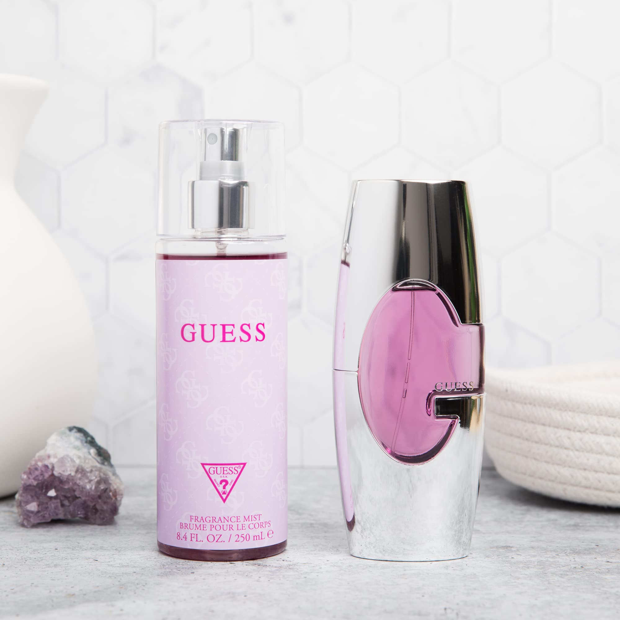 Guess Pink Elegance Fragrance & Body Care Collection with Pouch | My Perfume Shop