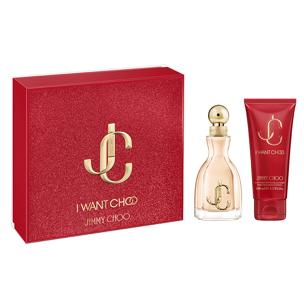 Jimmy Choo I Want Choo EDP Body Lotion Set | My Perfume Shop