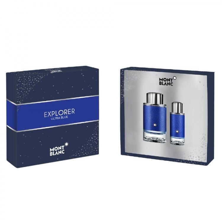 Mont Blanc Explorer Ultra Blue EDP Travel Set | My Perfume Shop