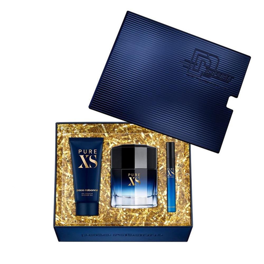 Paco Rabanne Pure XS Shower Gel and Travel Spray Gift Set | My Perfume Shop